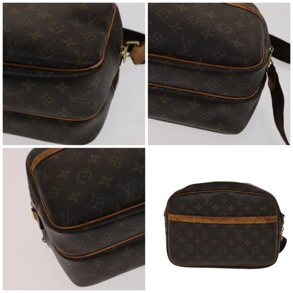 LOUIS VUITTON Monogram Reporter PM Shoulder Bag